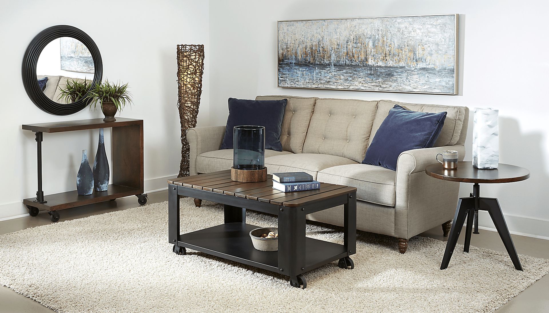 Alellow Brown Accent Table - Image 6
