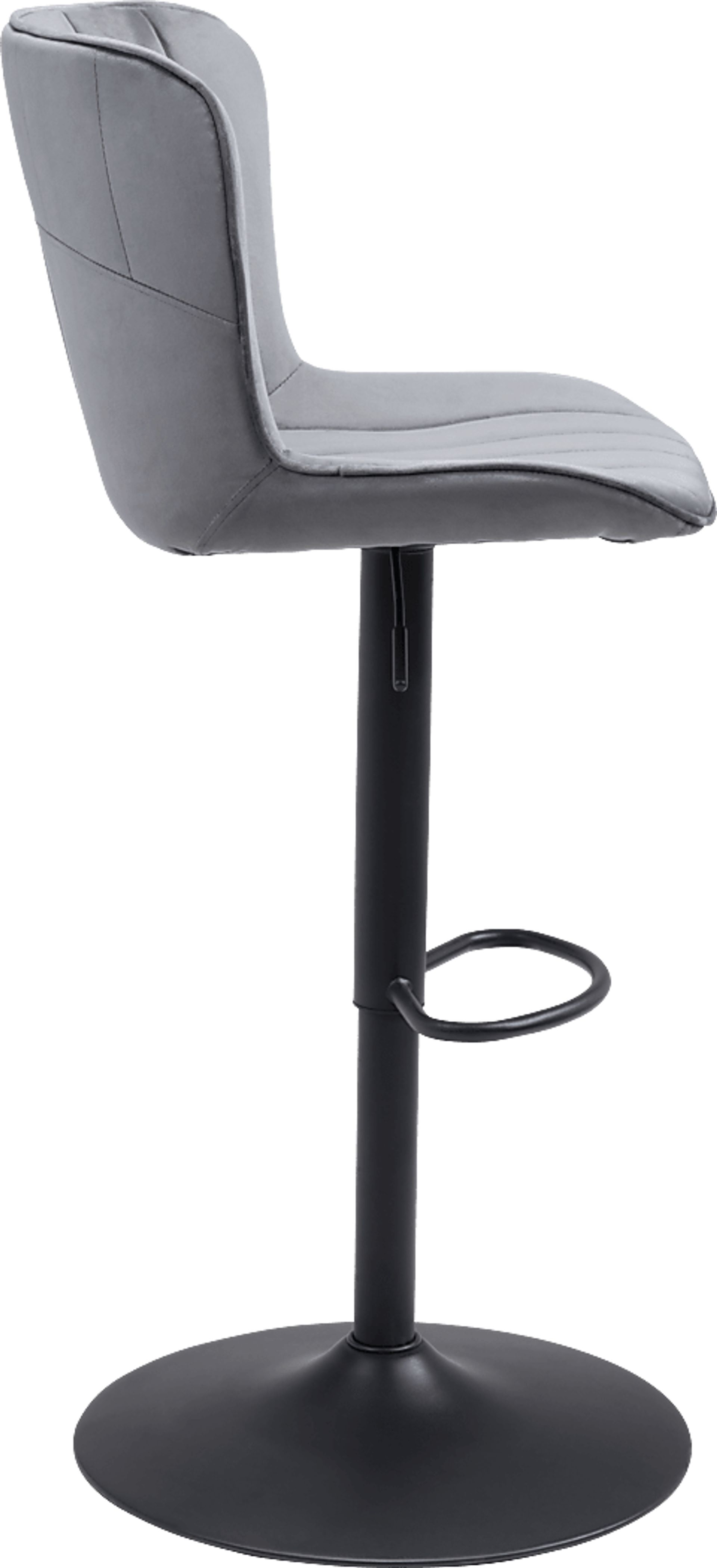 Aleman Gray Barstool - Image 6