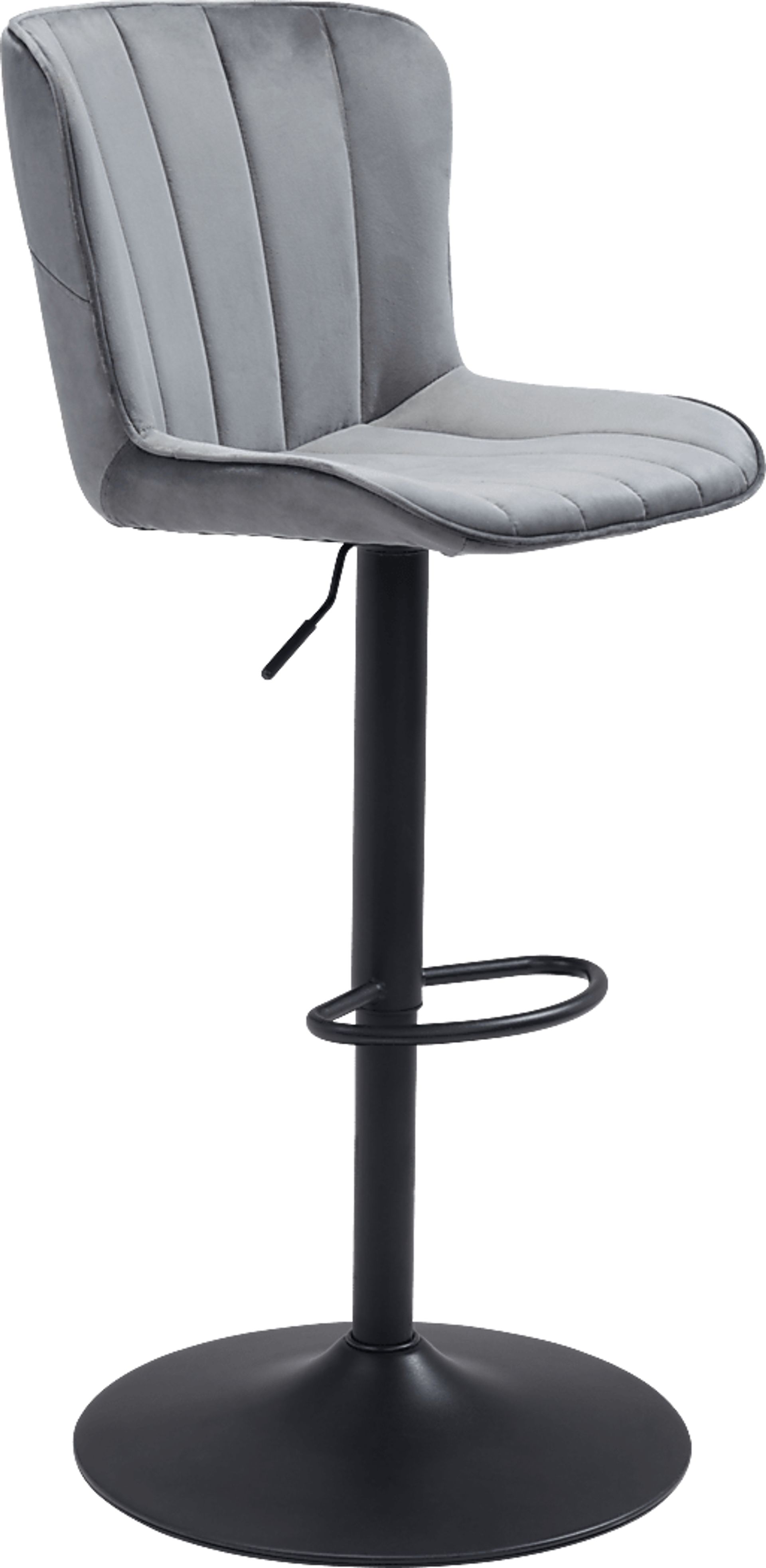 Aleman Gray Barstool - Image 1
