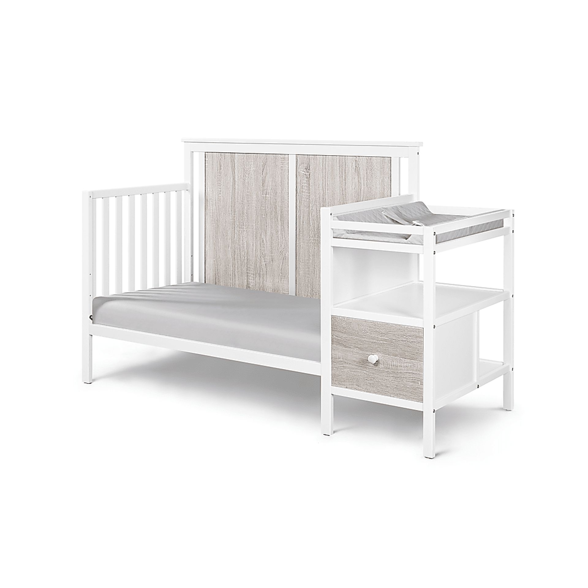 Kids Alemeda White Crib and Changer Combo - Image 3