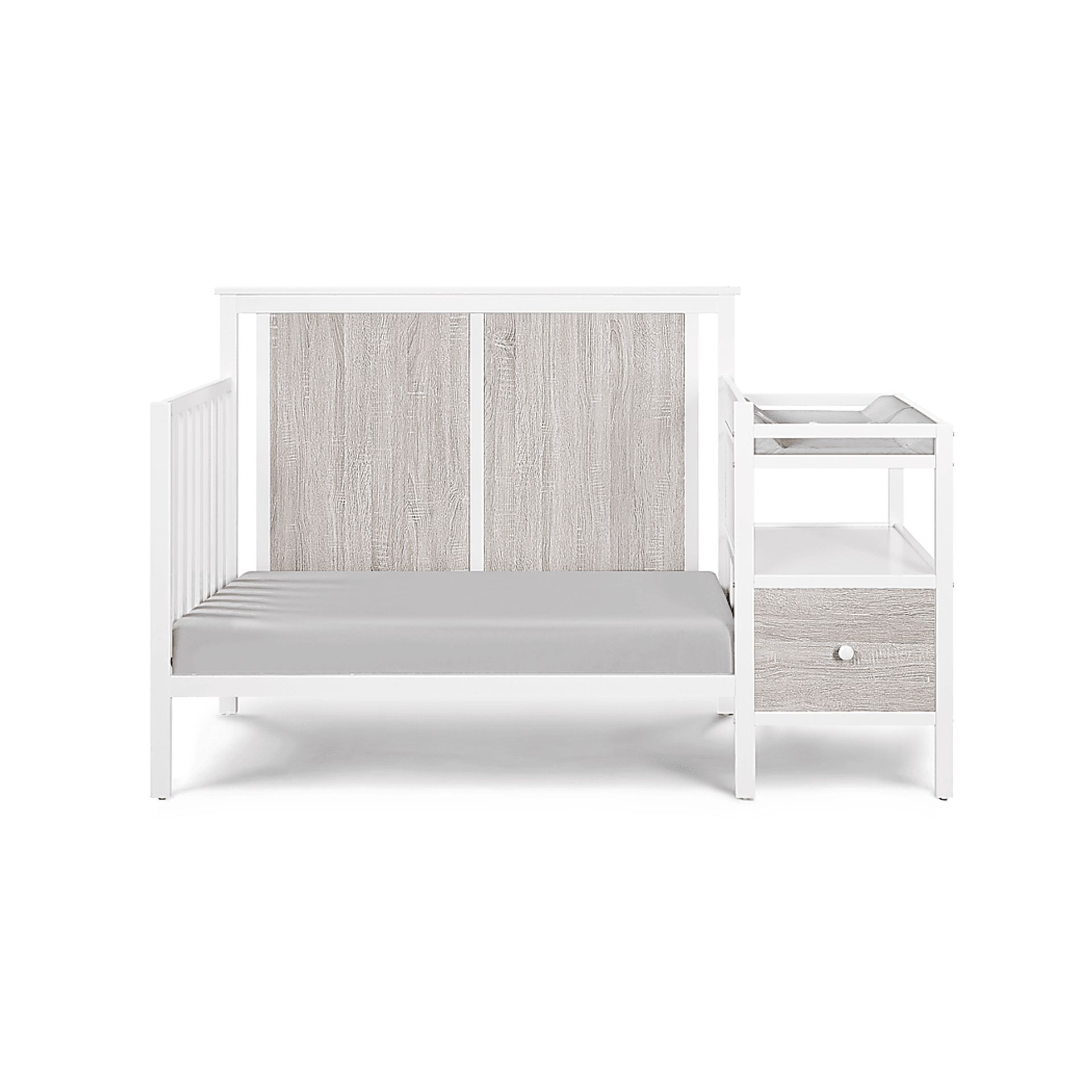 Kids Alemeda White Crib and Changer Combo - Image 4