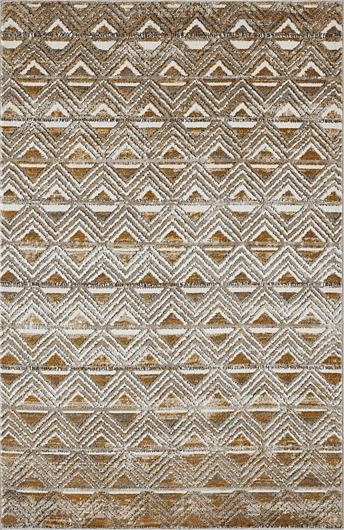 Alemza Beige 5'3 x 7'3 Area Rug