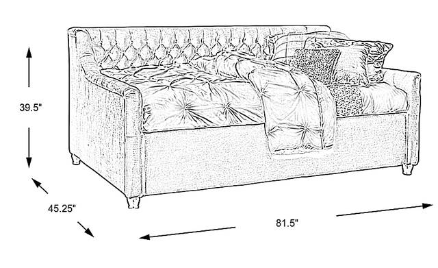 Dimension Image. Please refer to the Dimension Tab on this page for dimension details.