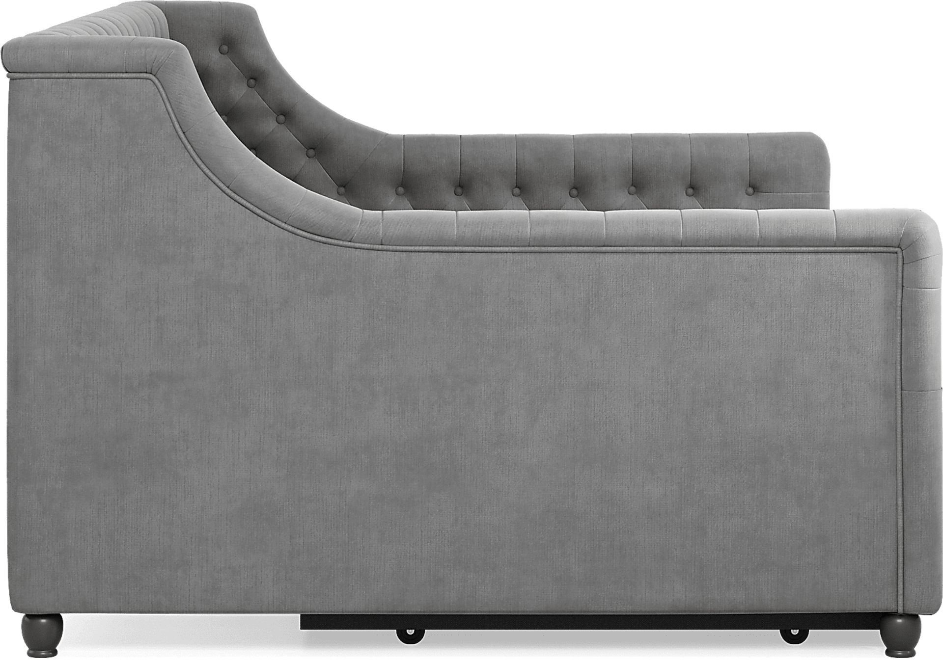 Alena Charcoal Full Daybed with Twin Storage Trundle - Image 6