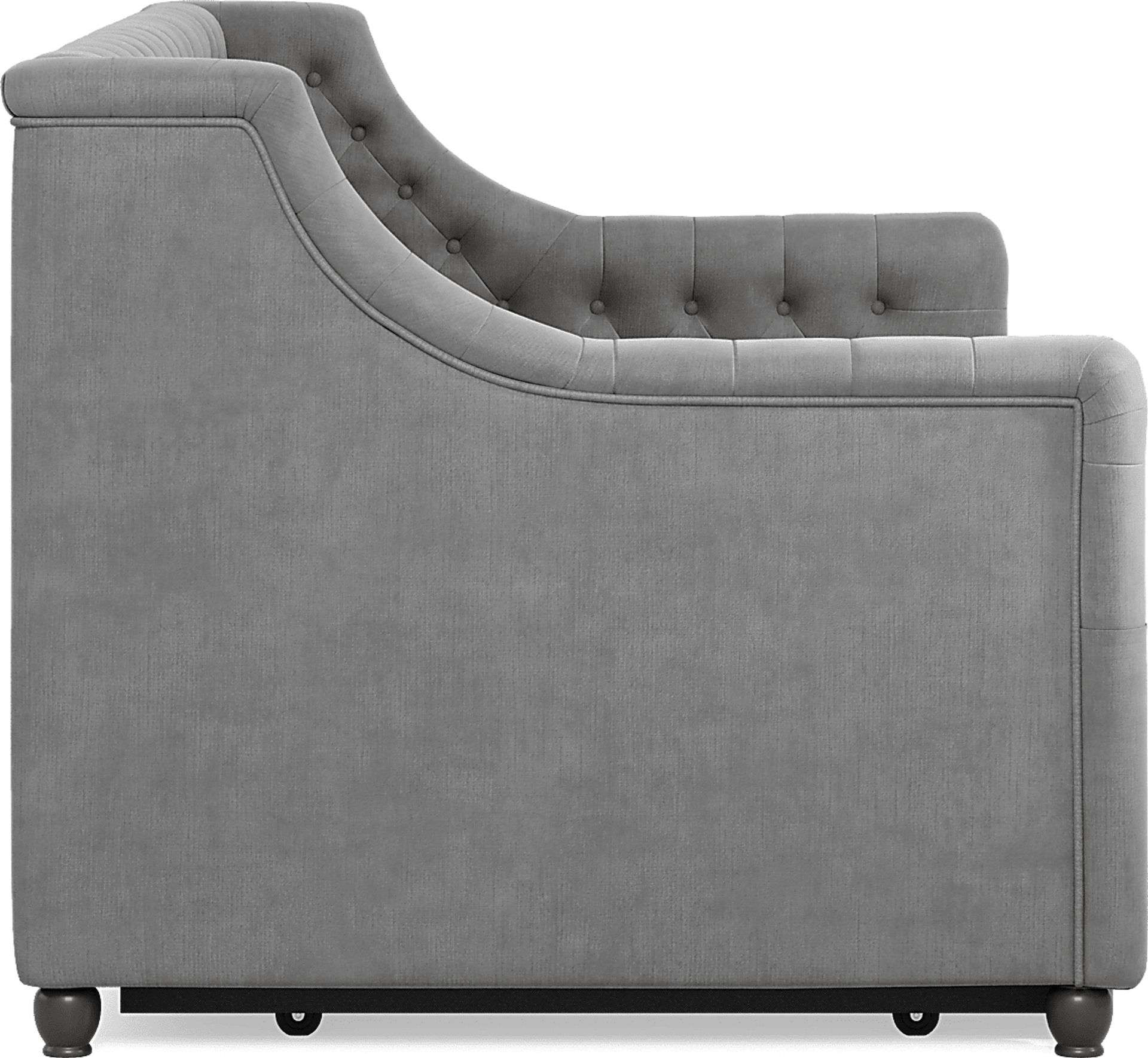 Alena Charcoal Twin Daybed with Twin Storage Trundle - Image 6