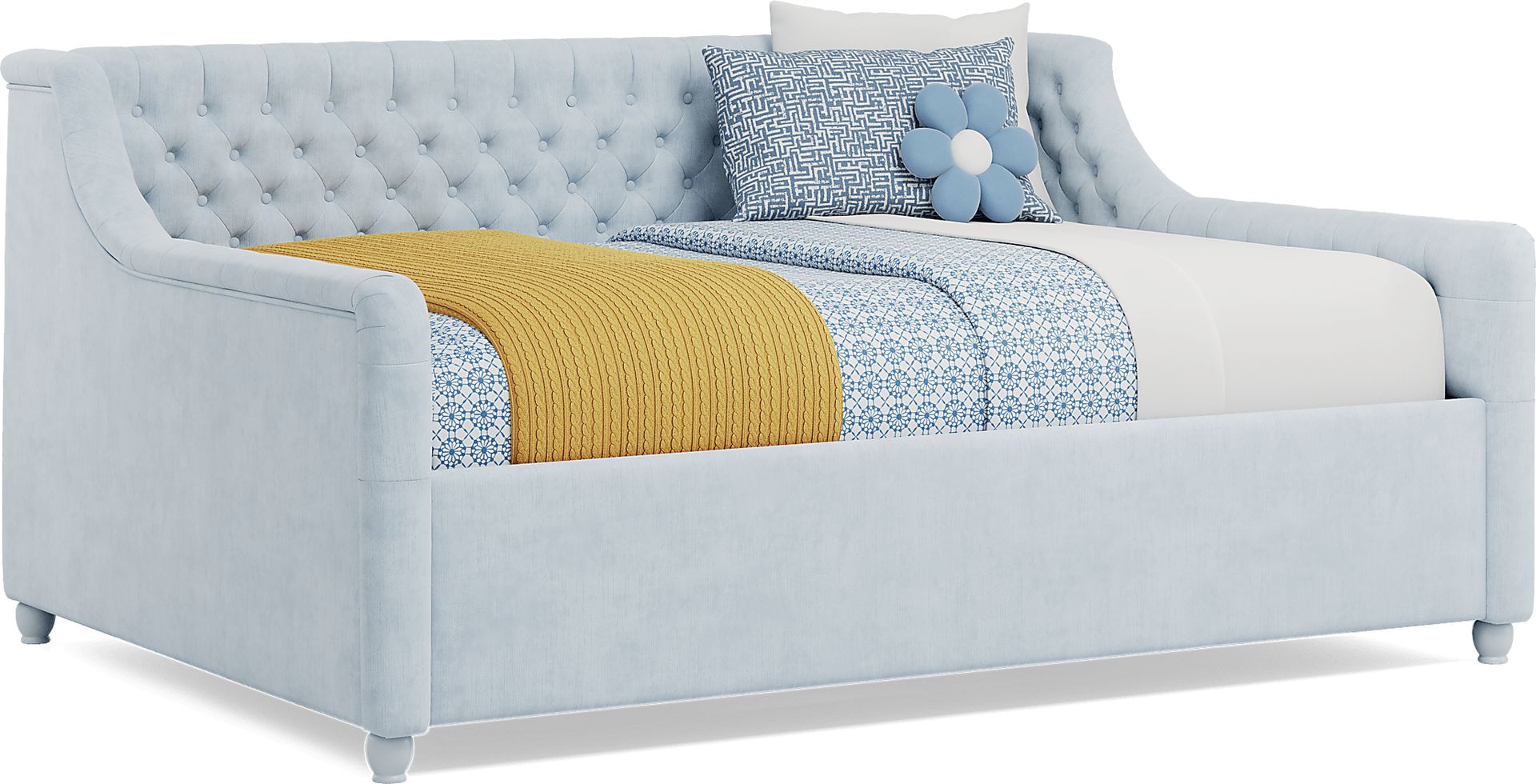 Alena Light Blue Full Daybed - Image 1