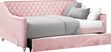 Alena Pink 4 Pc Twin Daybed with Twin Storage Trundle