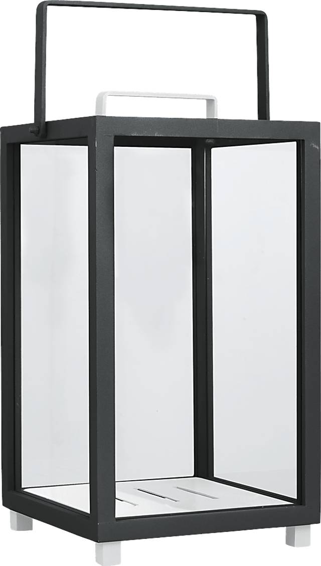Alenna Black Large Indoor/Outdoor Lantern - Thumbnail - Image 2