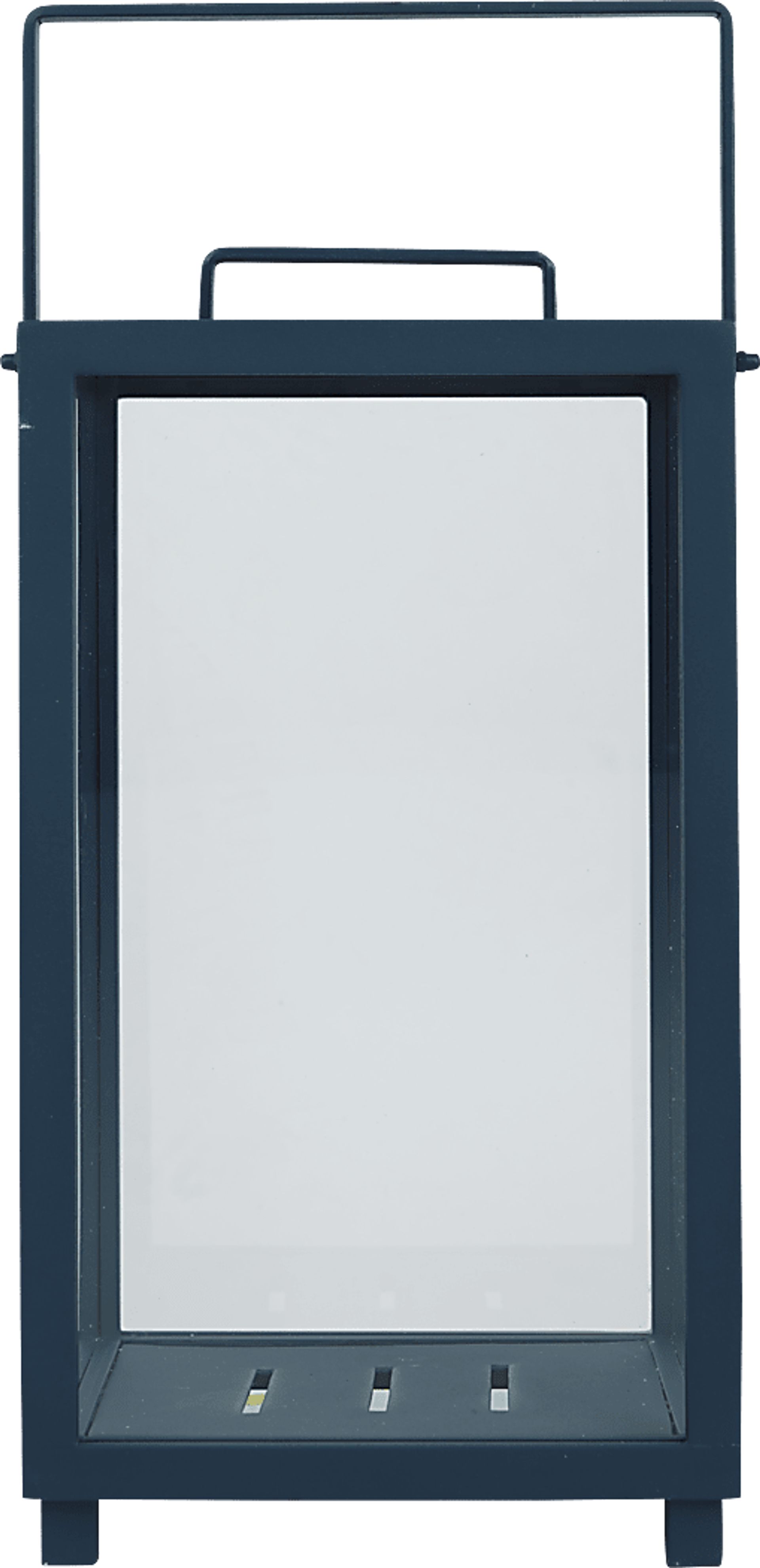 Alenna Blue Large Indoor/Outdoor Lantern - Image 1