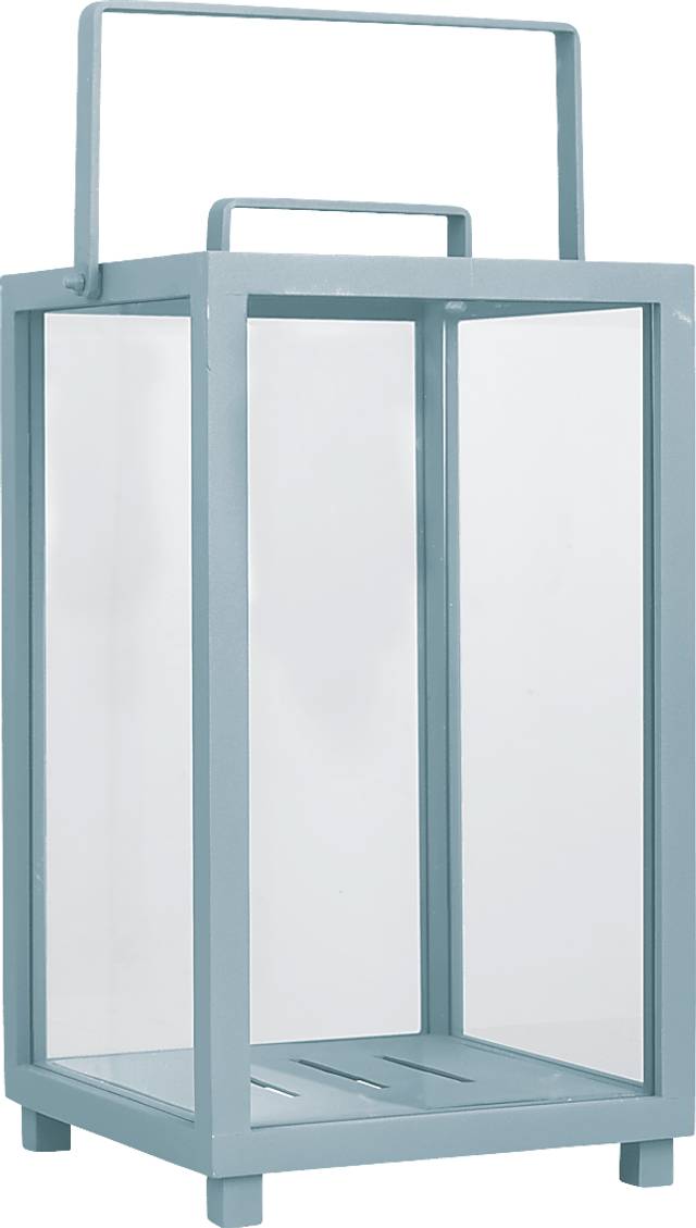 Alenna Ocean Small Indoor/Outdoor Lantern - Thumbnail - Image 2