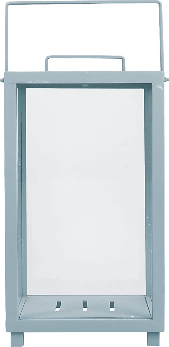 Alenna Ocean Small Indoor/Outdoor Lantern - Thumbnail - Image 1