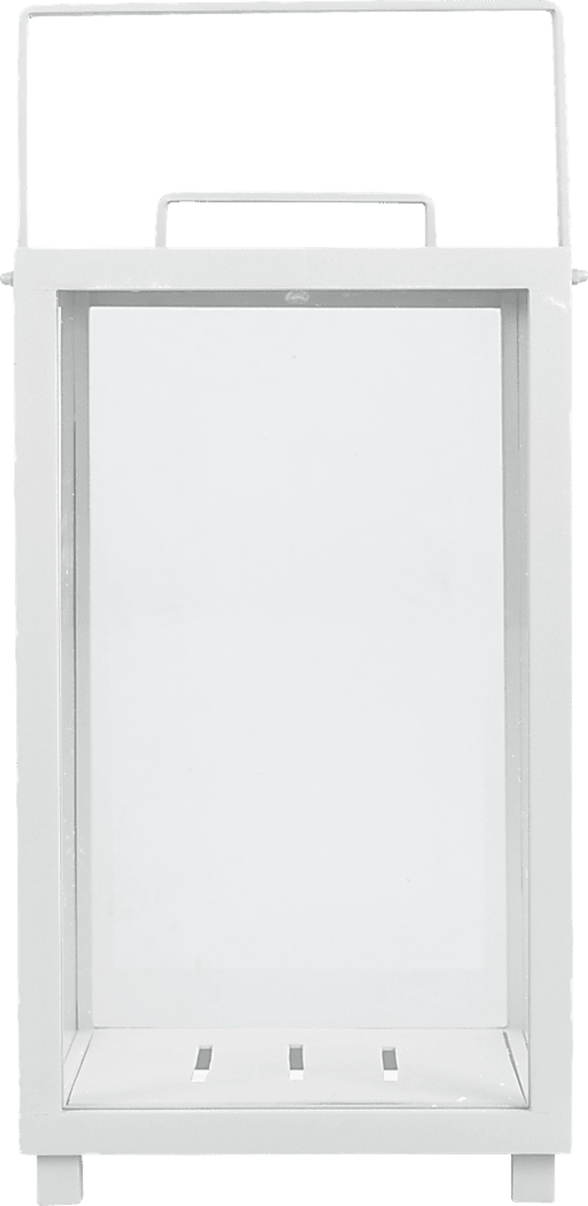 Alenna White Large Indoor/Outdoor Lantern - Image 1