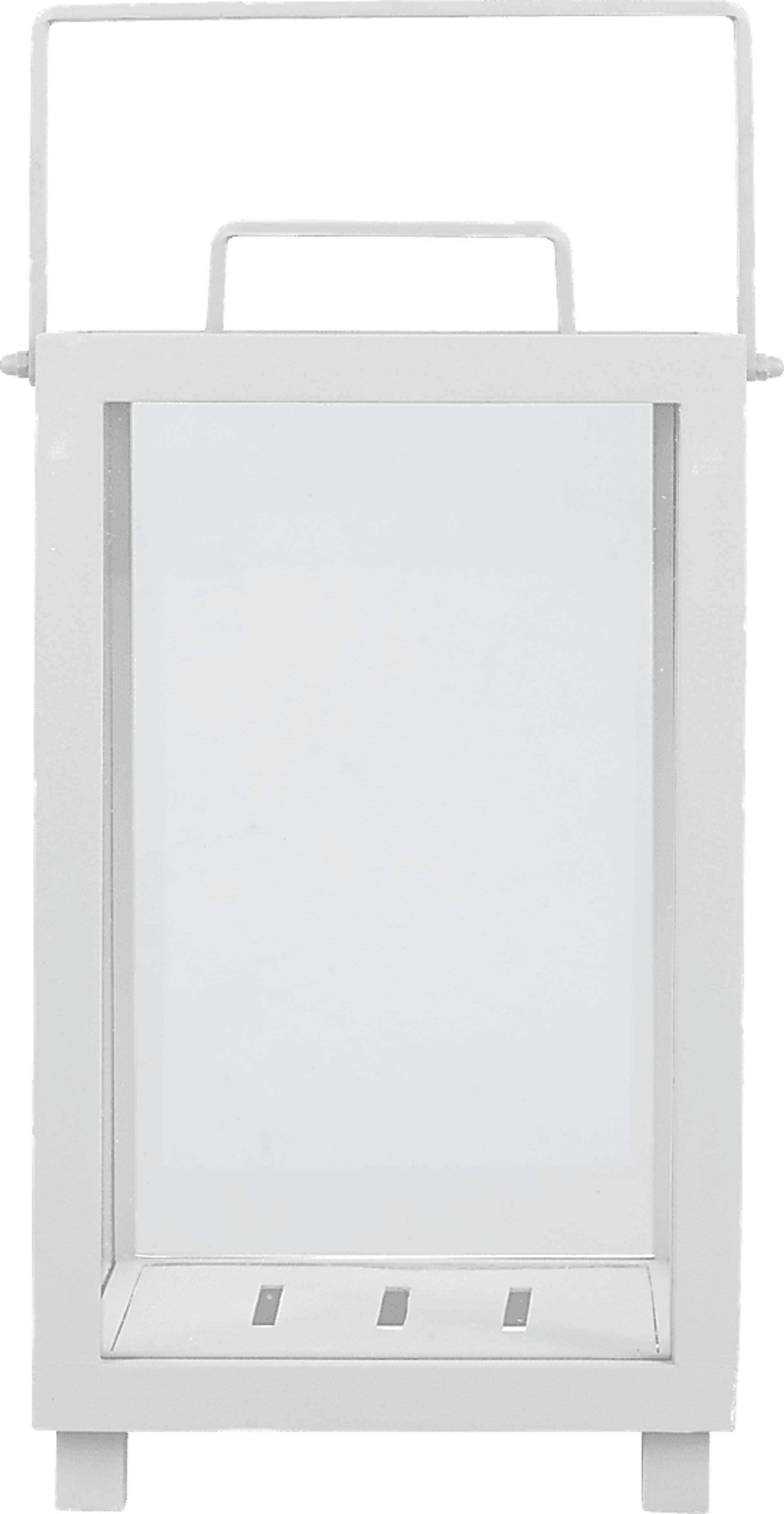Alenna White Small Indoor/Outdoor Lantern - Image 2