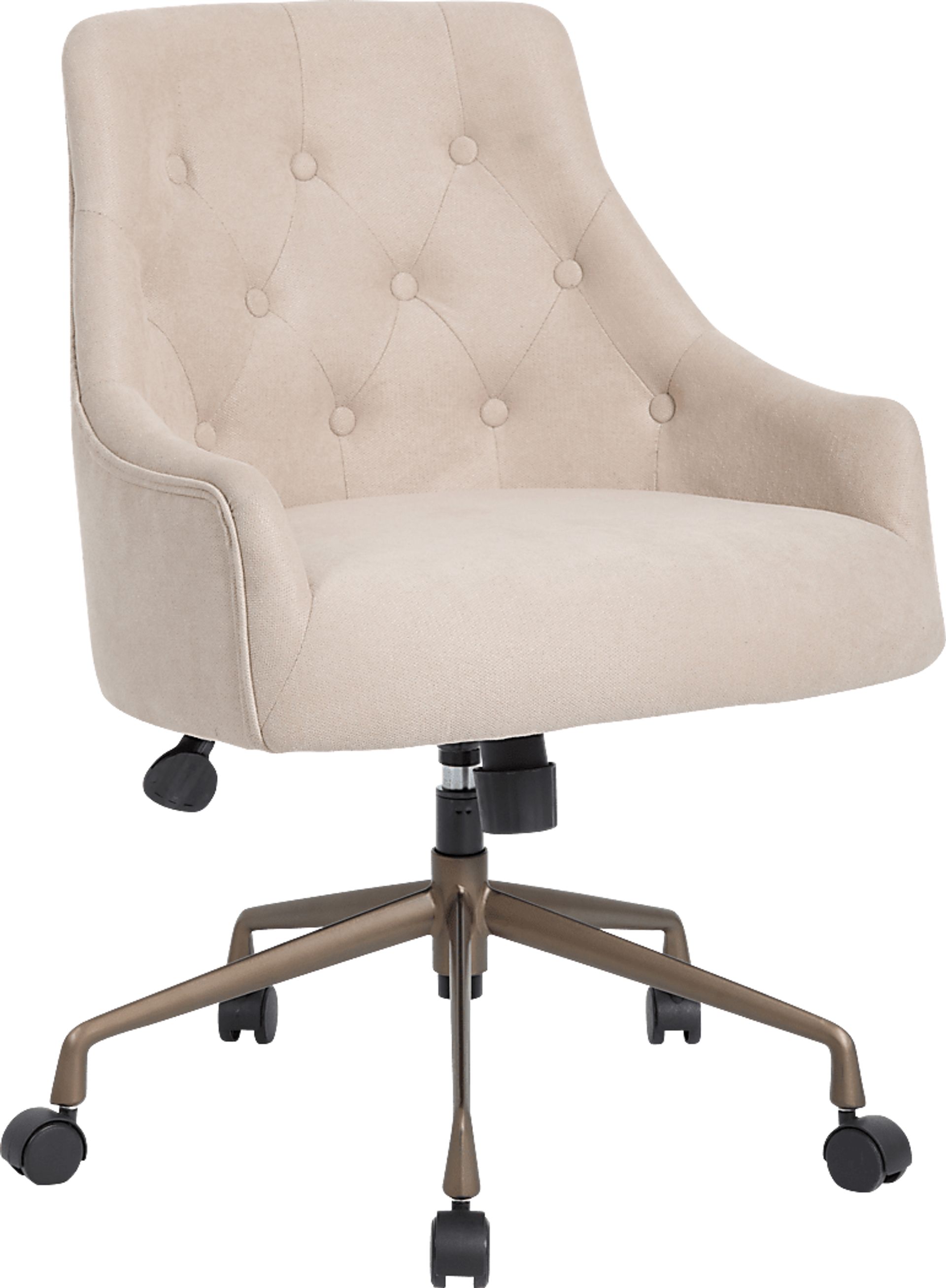 Alesa Beige Office Chair - Image 1