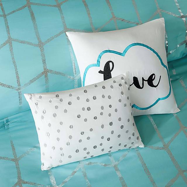 Alesi Blue King Comforter Set - Thumbnail - Image 11