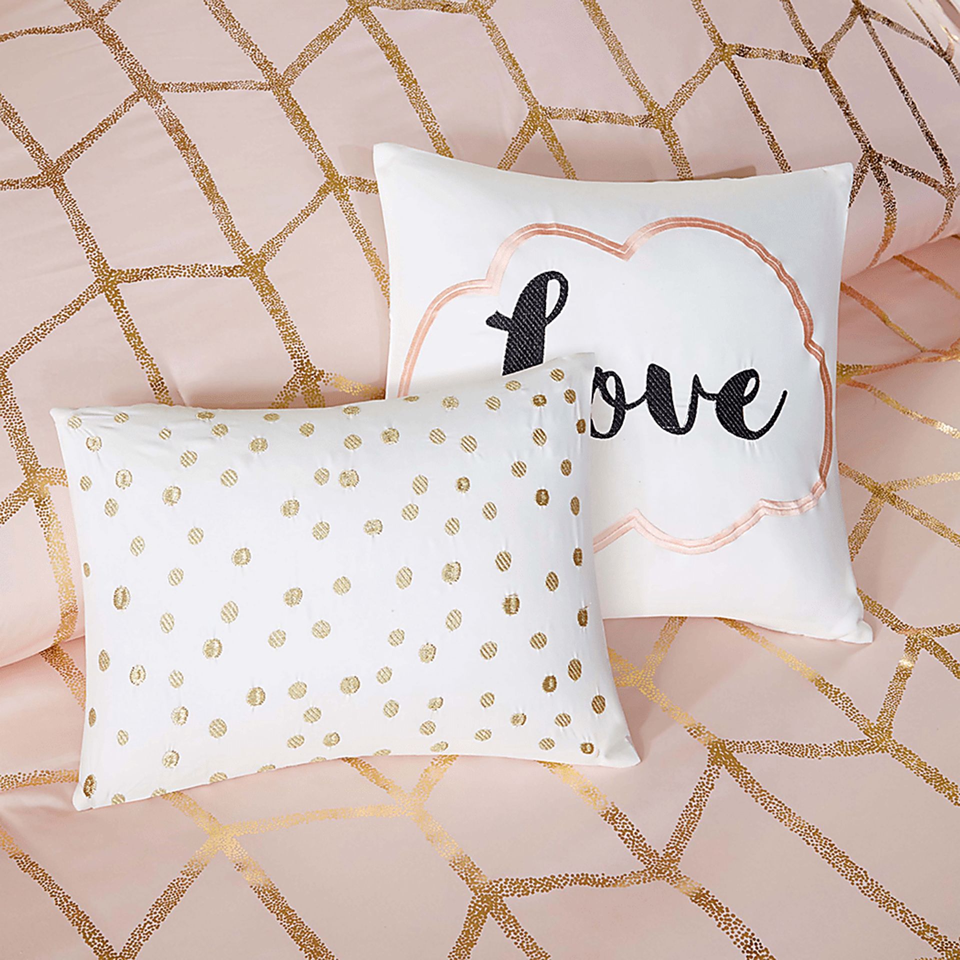 Ales Blush King Comforter Set - Image 11