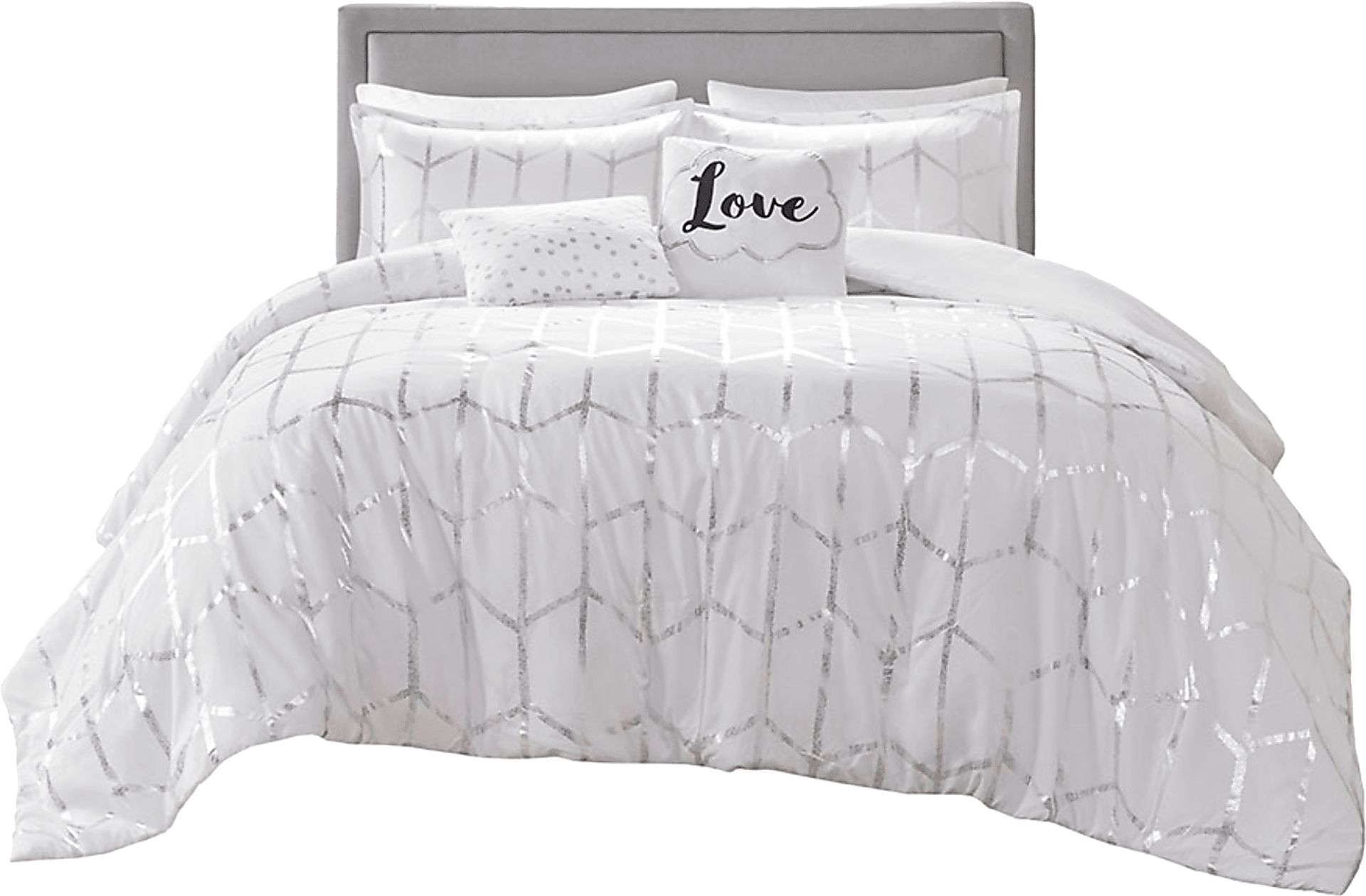 Alesi Silver King Comforter Set - Image 1