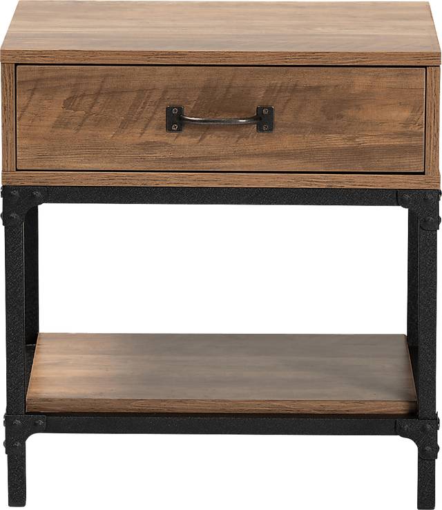 Aleskan Brown End Table - Thumbnail - Image 4