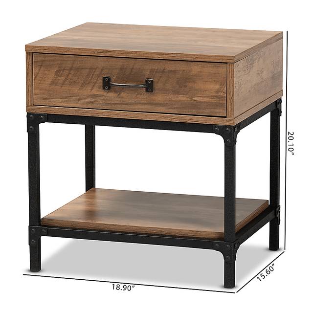 Aleskan Brown End Table - Thumbnail - Image 9
