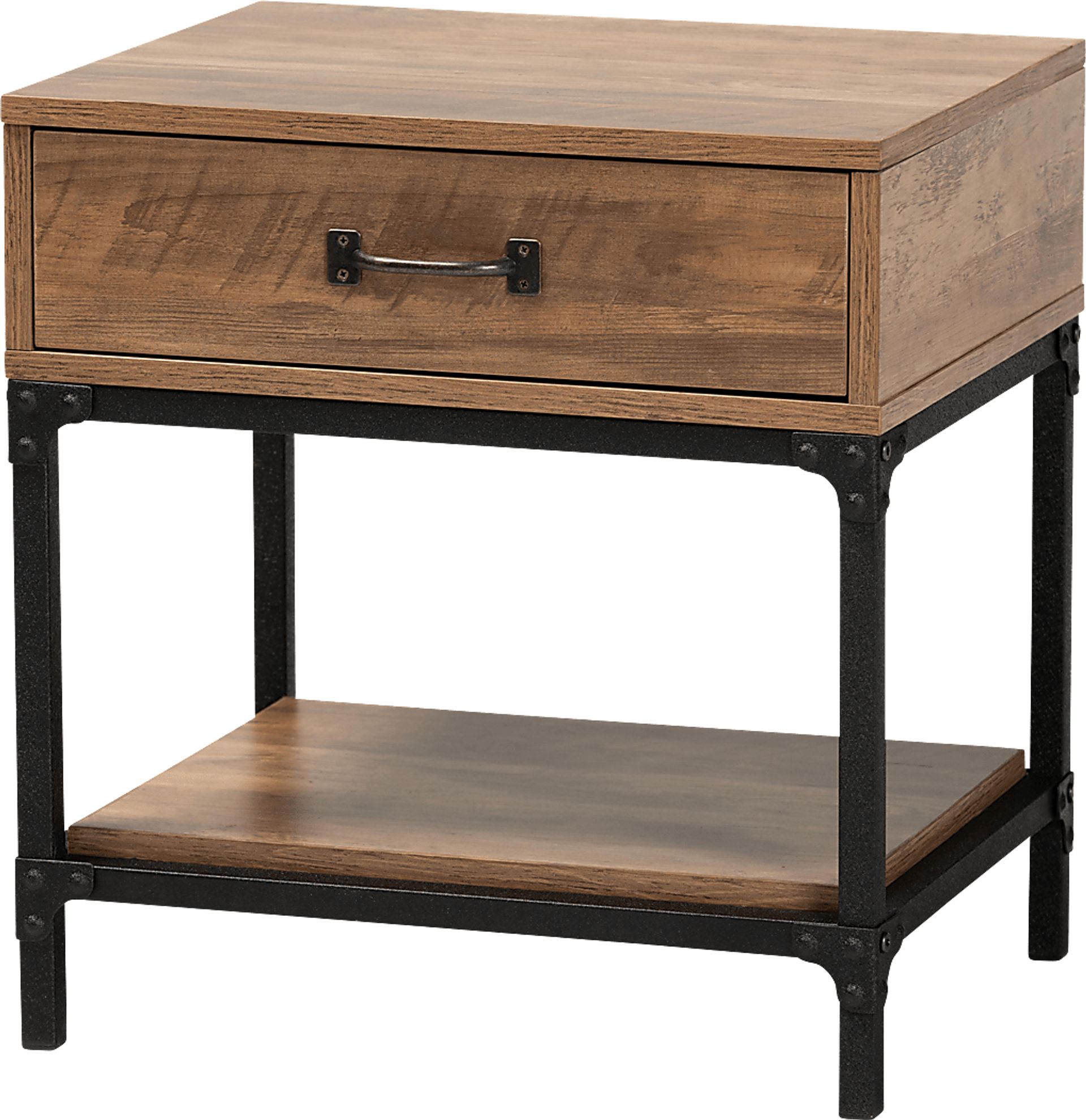 Aleskan Brown End Table - Image 1
