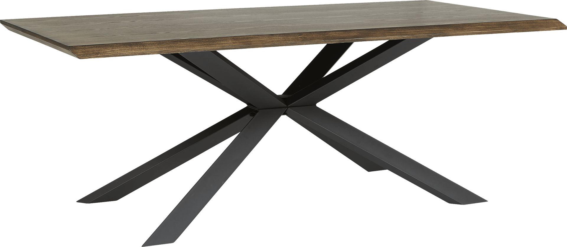 Alessi Brown 5 Pc Dining Room with Gray Chairs - Image 3