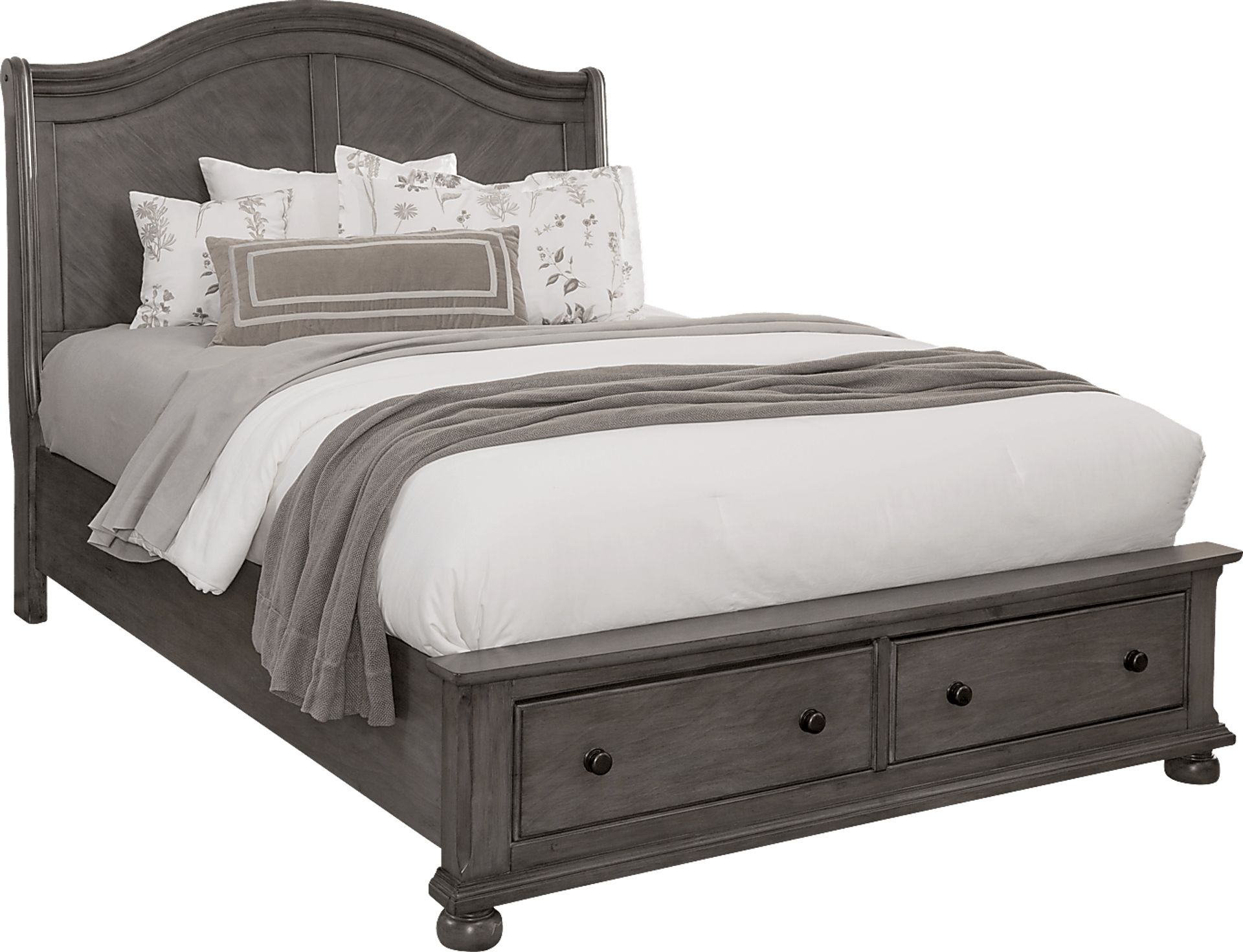 Alessia Forest Gray 7 Pc King Bedroom - Image 2