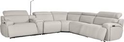 6 pc dual power reclining sectional