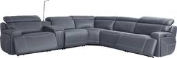 6 pc dual power reclining sectional