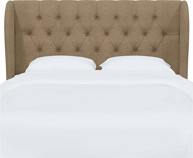 Aleta Beige Twin Headboard - Thumbnail - Image 2