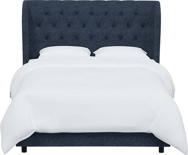 Aleta Blue Twin Bed - Thumbnail - Image 2