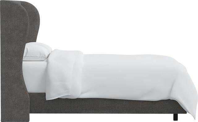 Aleta Gray Twin Bed - Thumbnail - Image 3