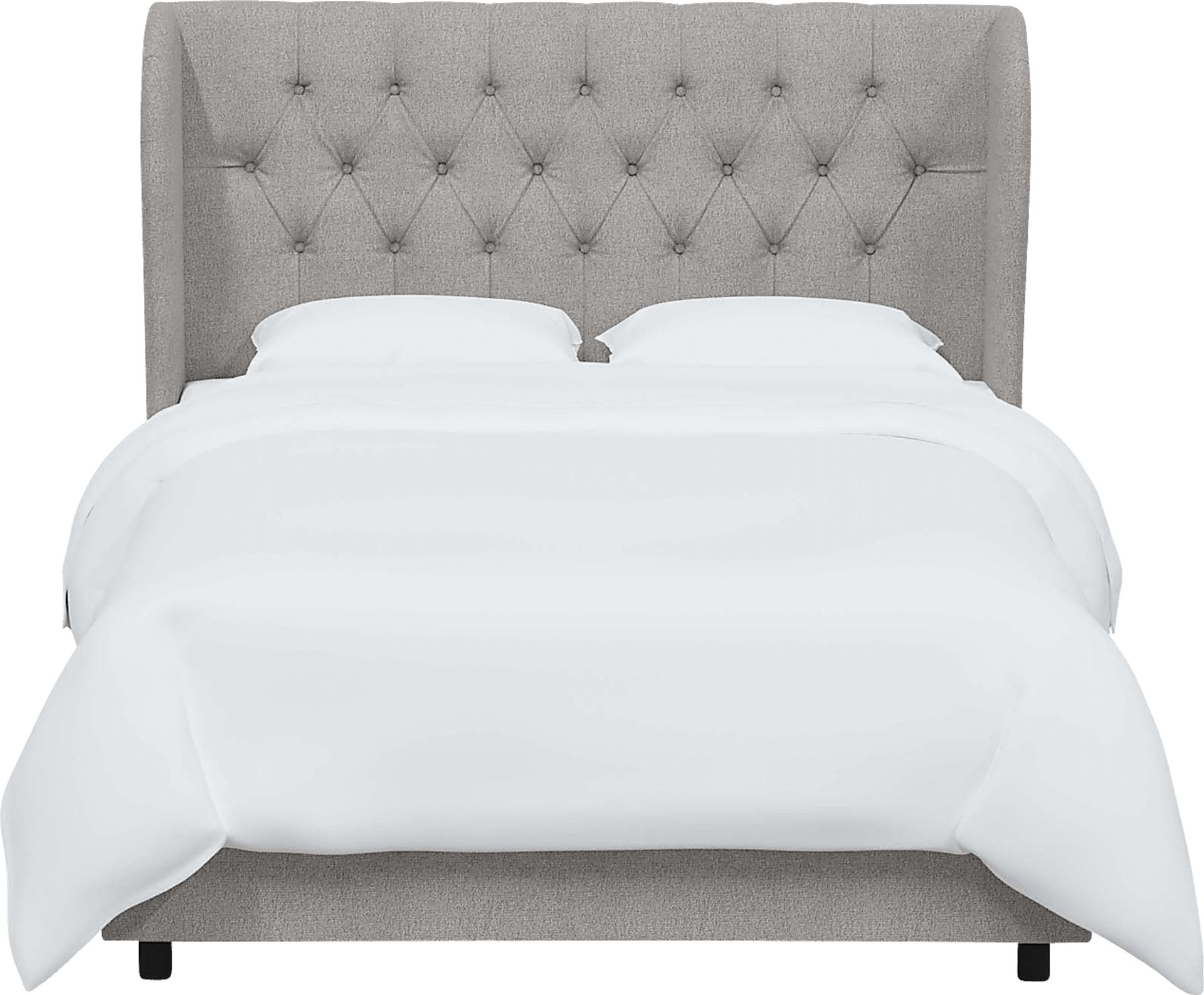 Aleta Light Gray Queen Bed - Image 2