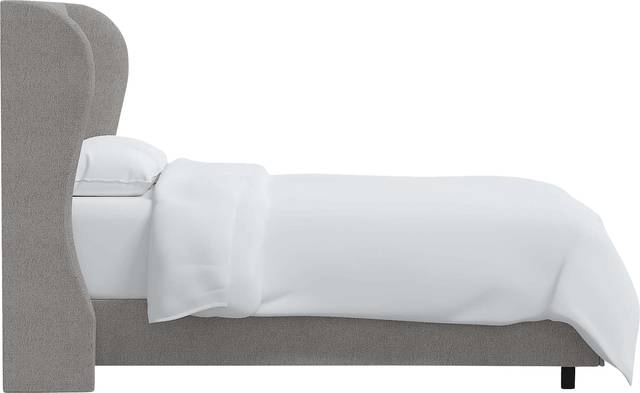 Aleta Light Gray Queen Bed - Thumbnail - Image 3