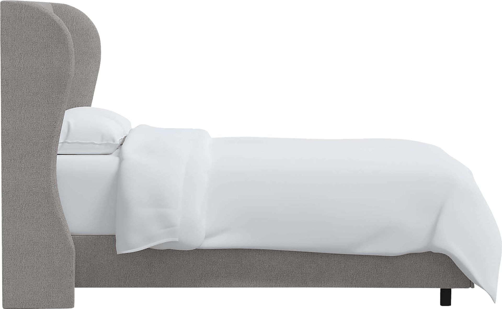Aleta Light Gray Queen Bed - Image 3