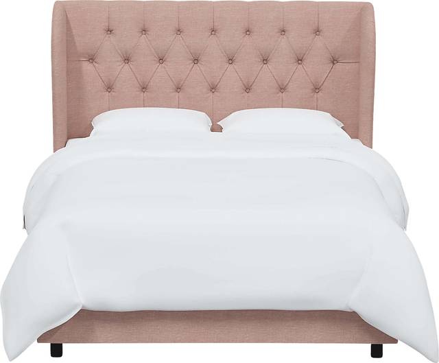 Aleta Pink Twin Bed - Thumbnail - Image 2
