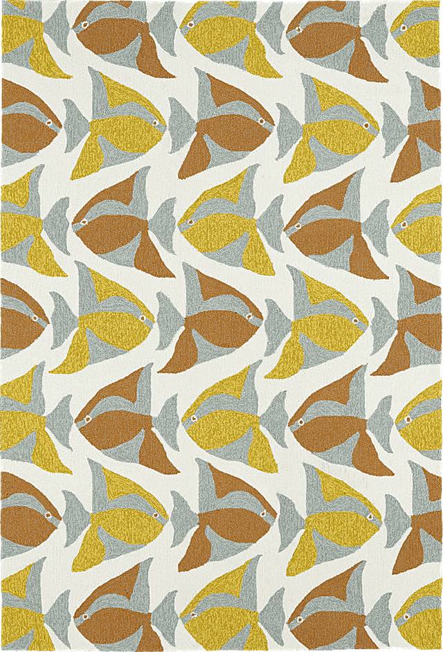 Aletta Brown 3' x 5' Indoor/Outdoor Rug - Thumbnail - Image 1