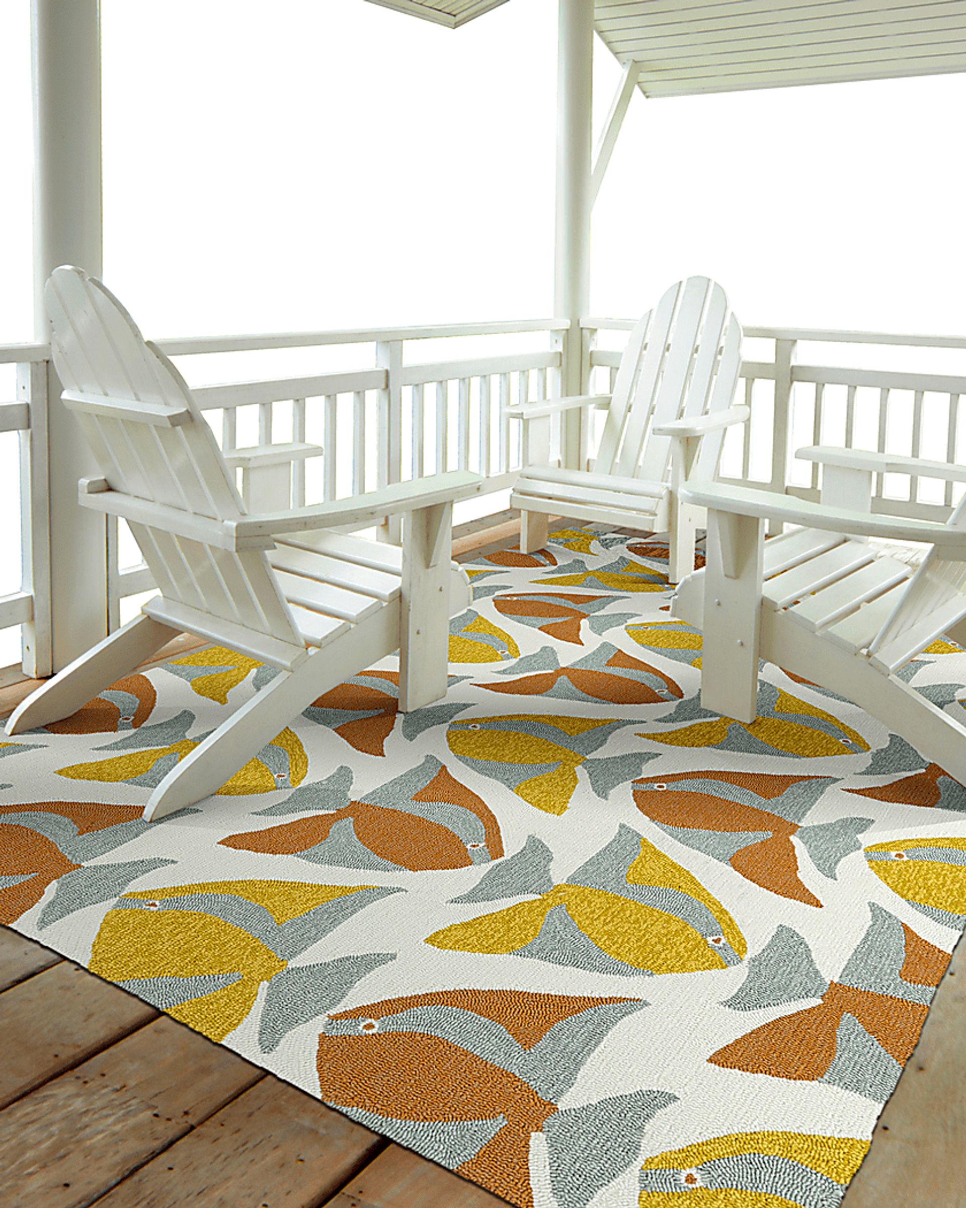 Aletta Brown 7'6 x 9' Indoor/Outdoor Rug - Image 2