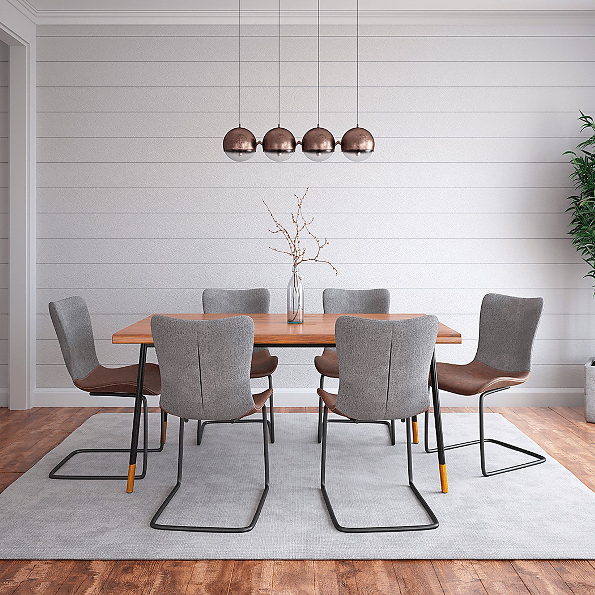 Alewine Light Brown Dining Chair, Set of 2 - Image 2