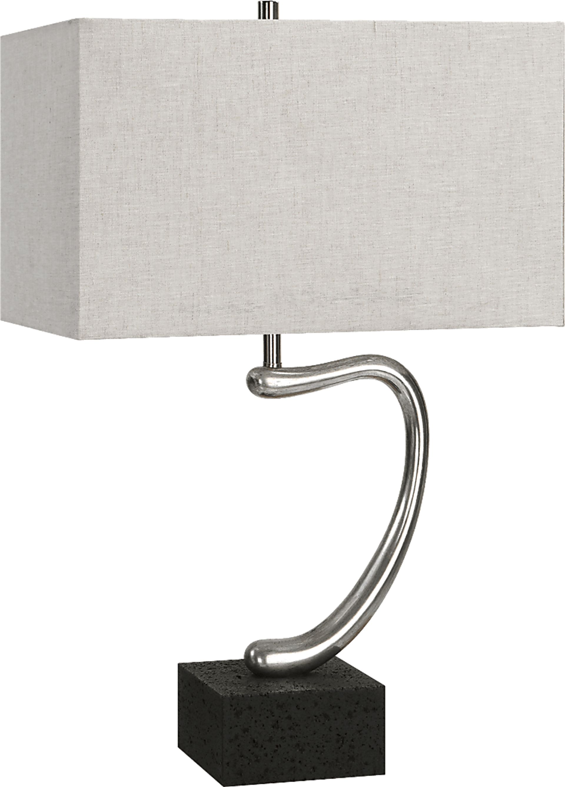 Alexa Alley Silver Lamp - Image 2