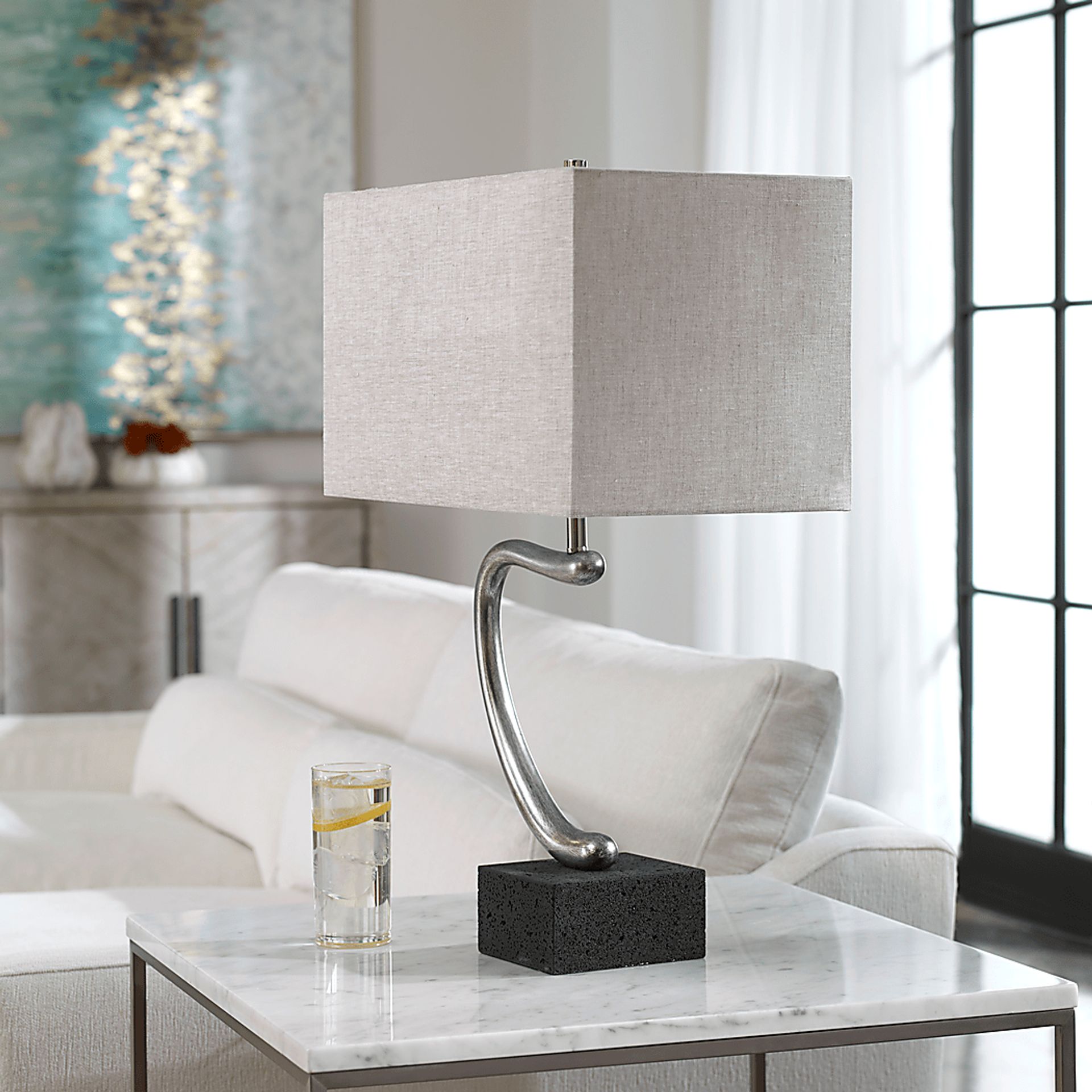 Alexa Alley Silver Lamp - Image 8