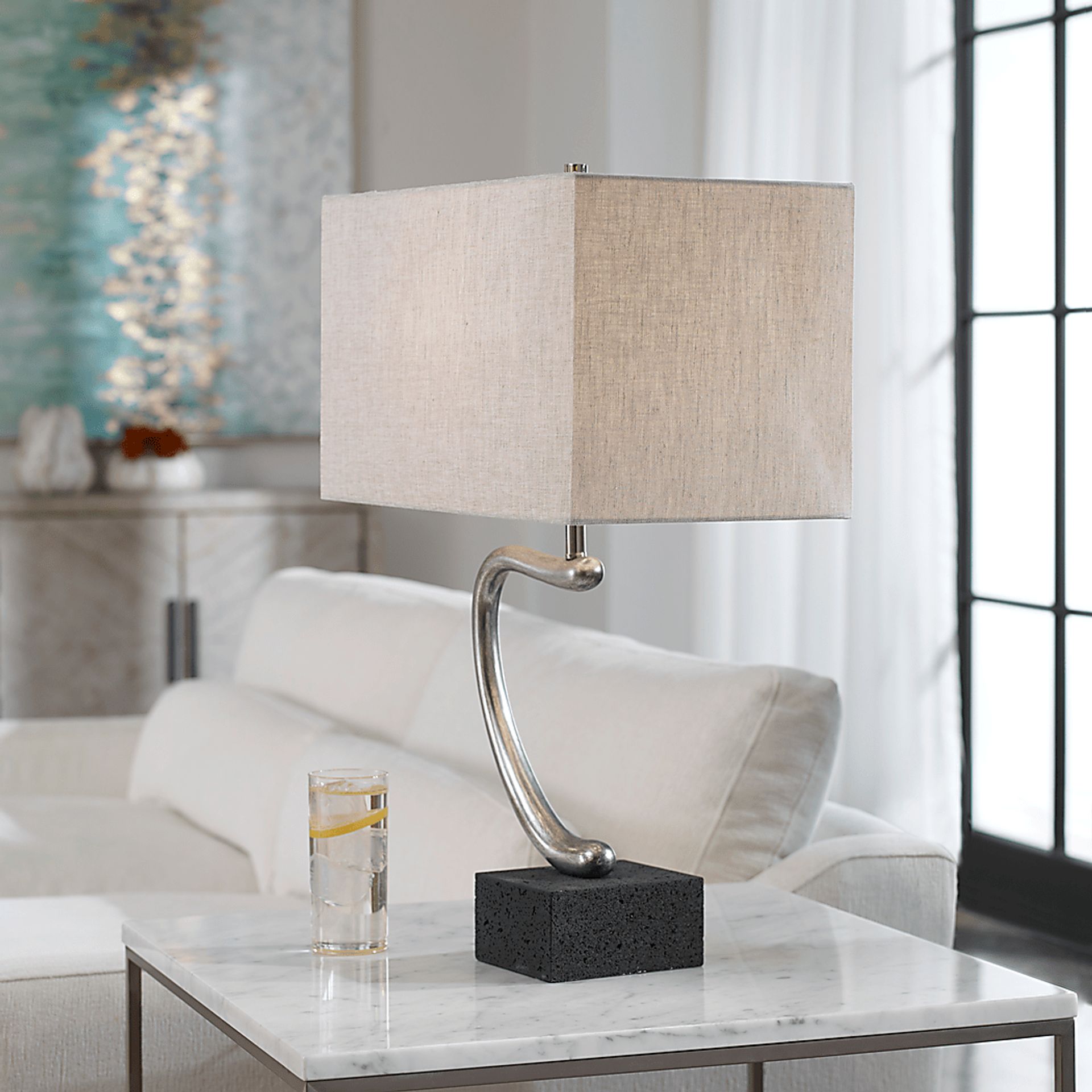 Alexa Alley Silver Lamp - Image 9