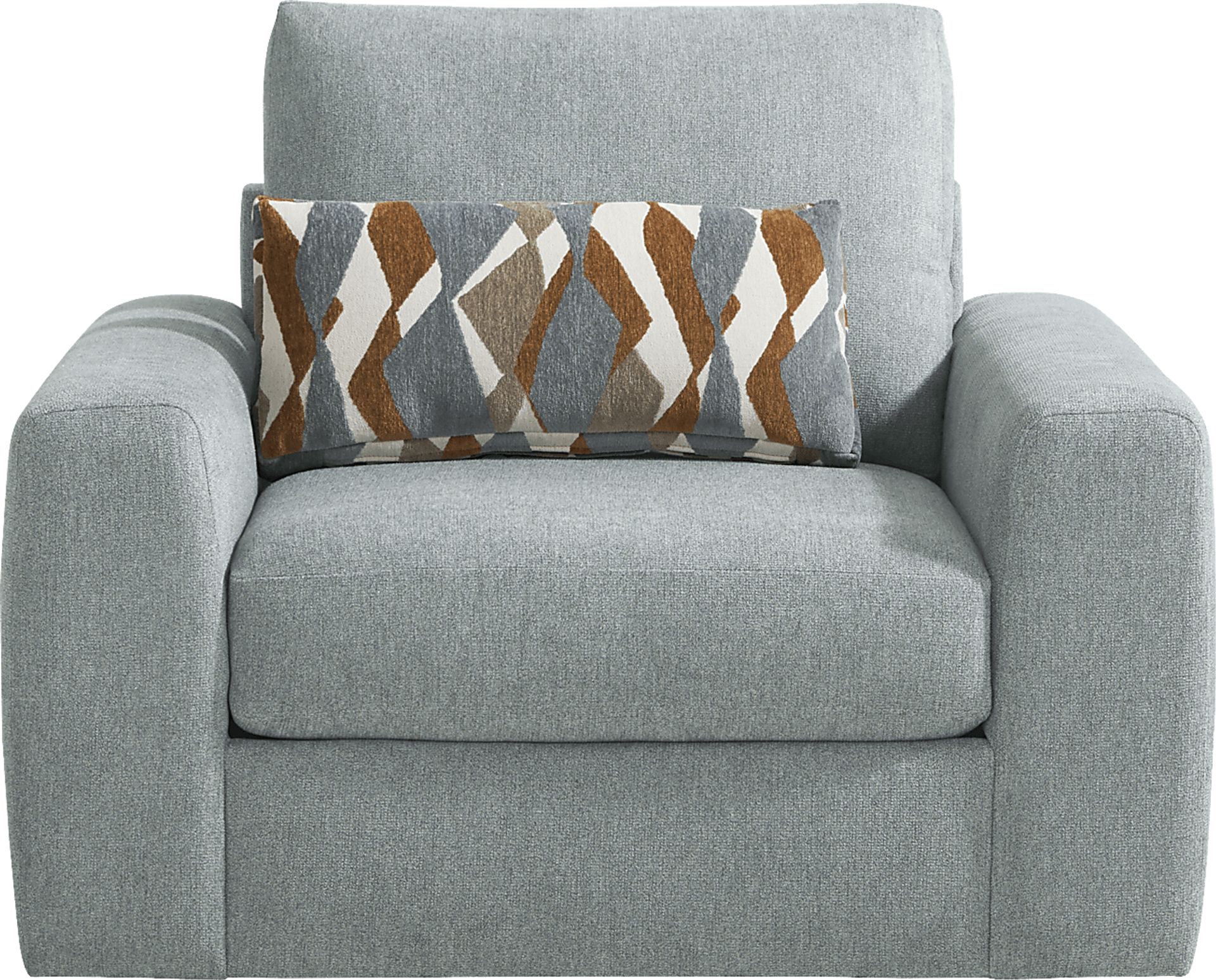 Alexander Blue Swivel Chair - Image 2