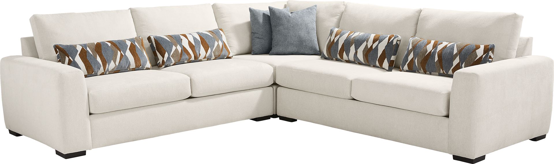 Alexander Ivory 6 Pc Sectional Living Room - Image 2