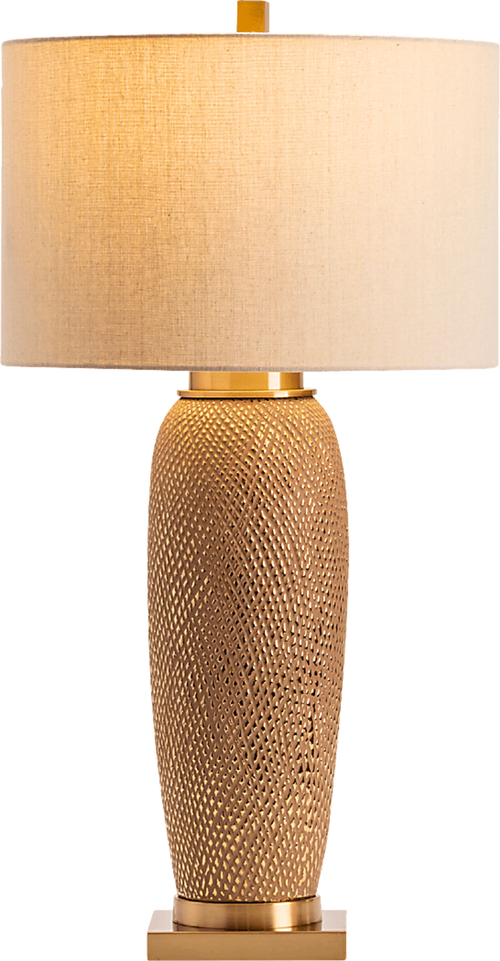 Alexander Court Gold Lamp - Image 1