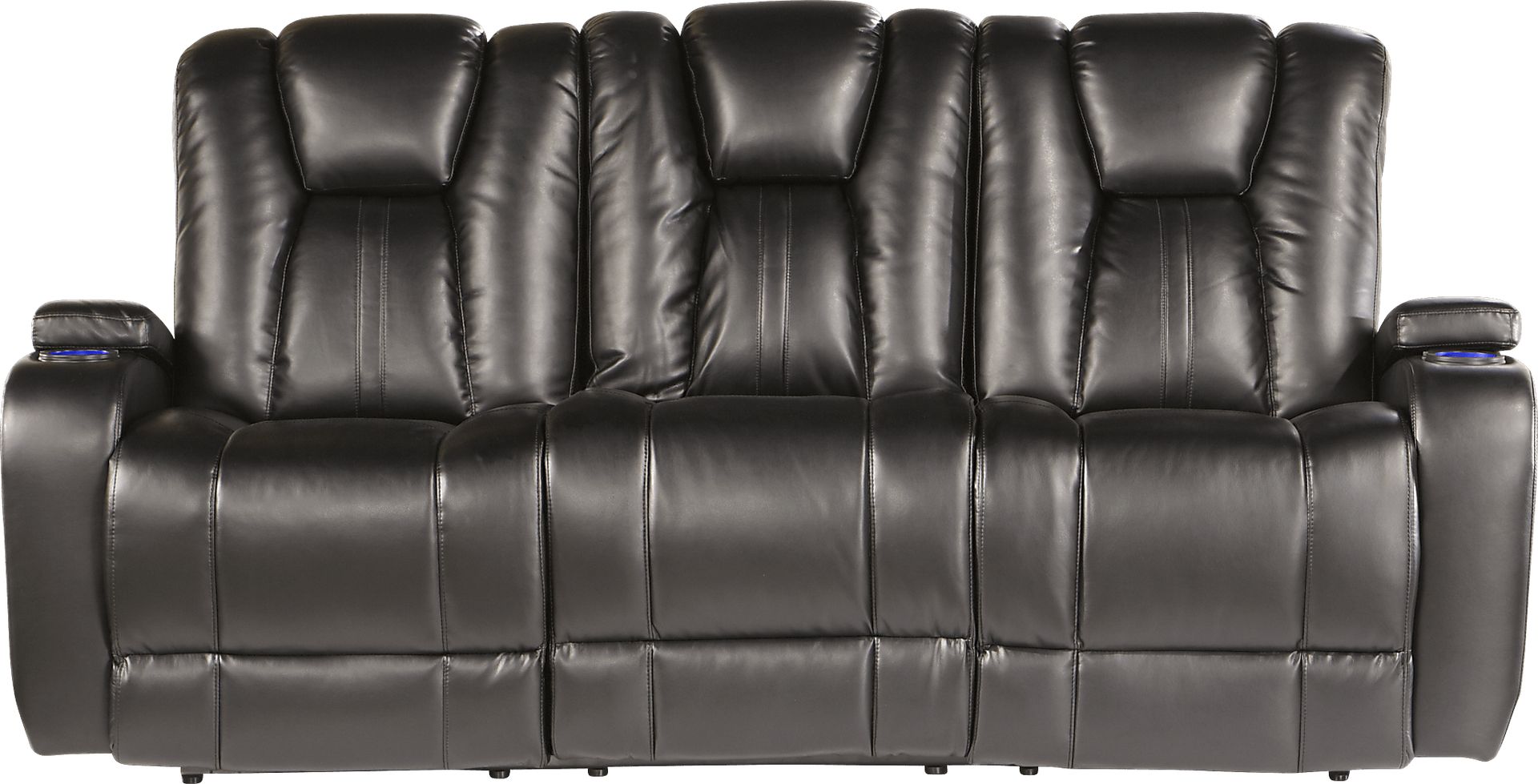 Alexander Valley Black Power Reclining Sofa - Image 1
