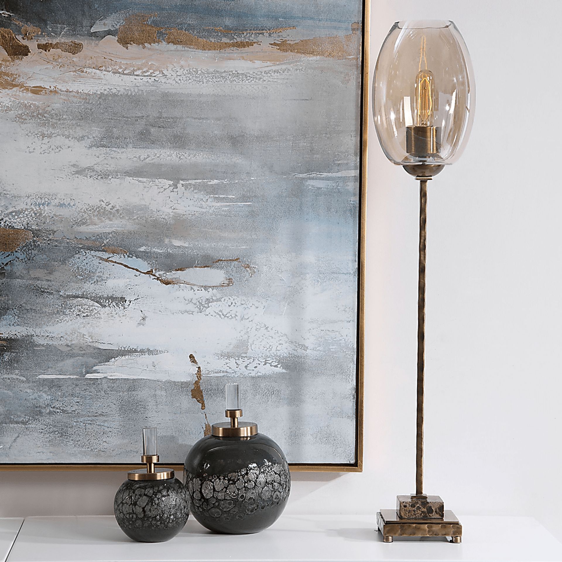 Alexandra Lane Brass Lamp - Image 6