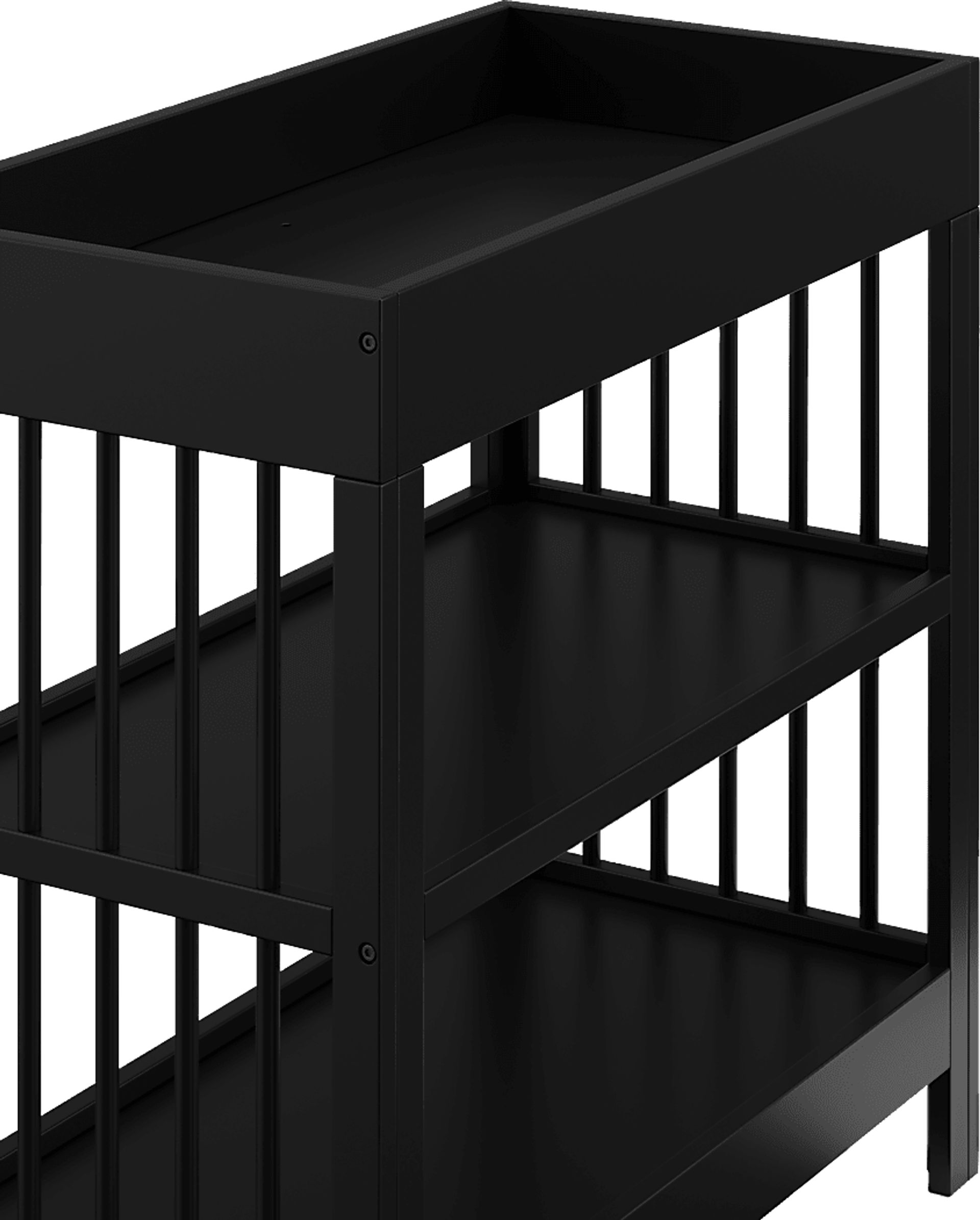 Kids Alexei Black Changing Table - Image 5