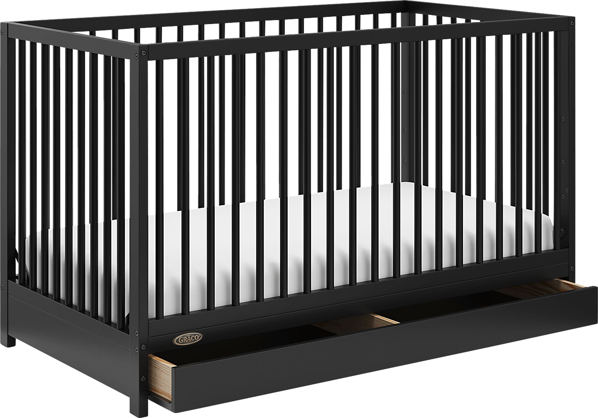 Alexei Black Convertible Crib - Image 3