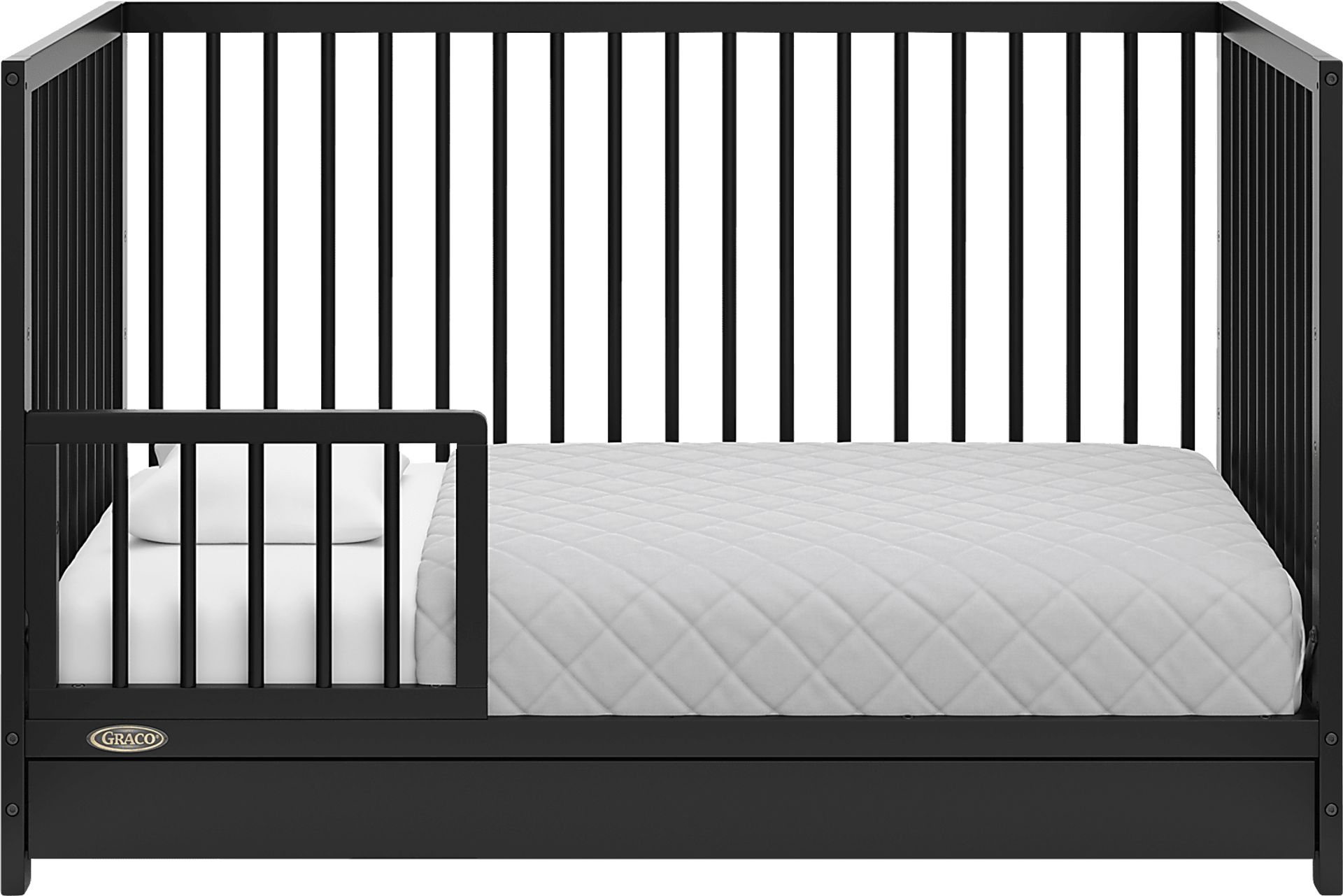 Alexei Black Convertible Crib - Image 4