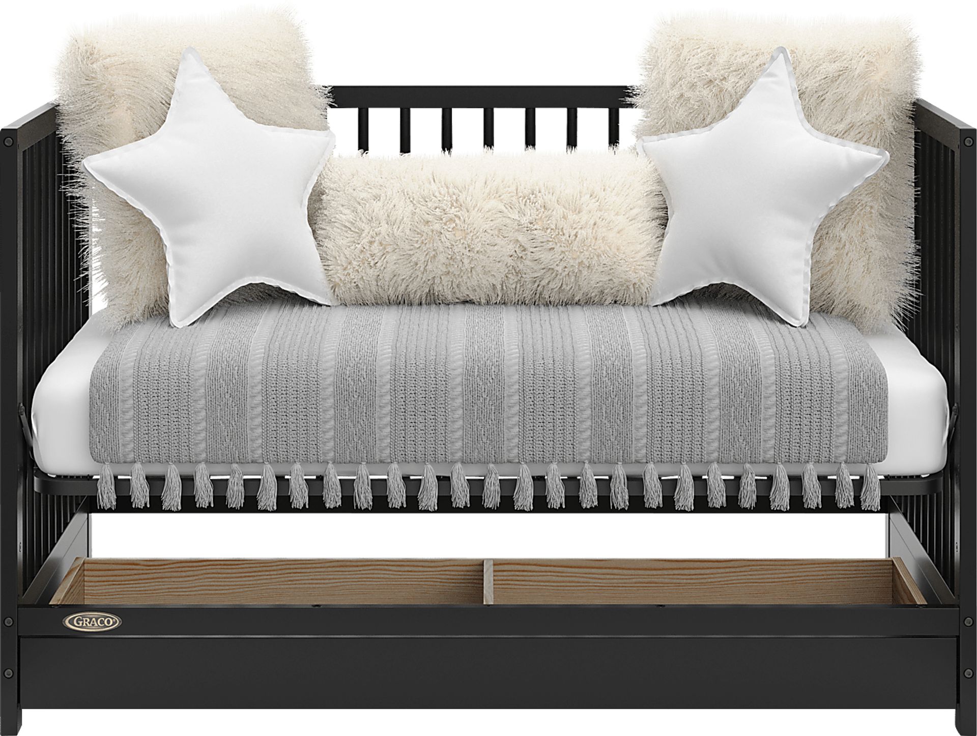 Alexei Black Convertible Crib - Image 6
